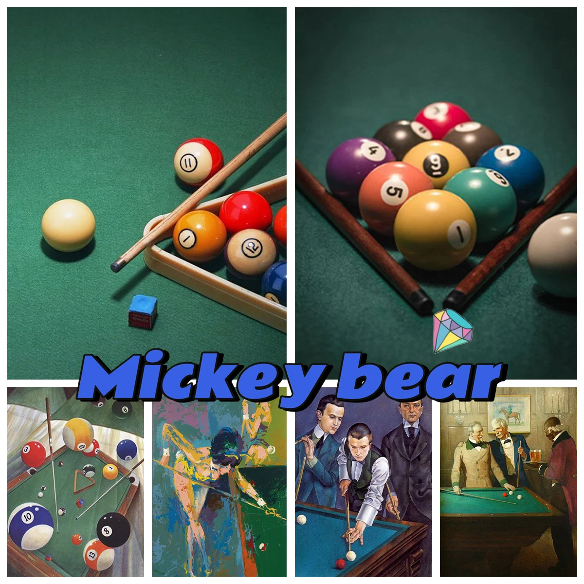 Billiards DIY Diamond Embroidery Funny Animals Playing Billiards 5D Diamond Art Painting Crystal Cross Stitch Mosaic Home Decor
Billiards DIY Diamond Embroidery Funny Animals Playing Billiards 5D Diamond Art Painting Crystal Cross Stitch Mosaic Home Decor