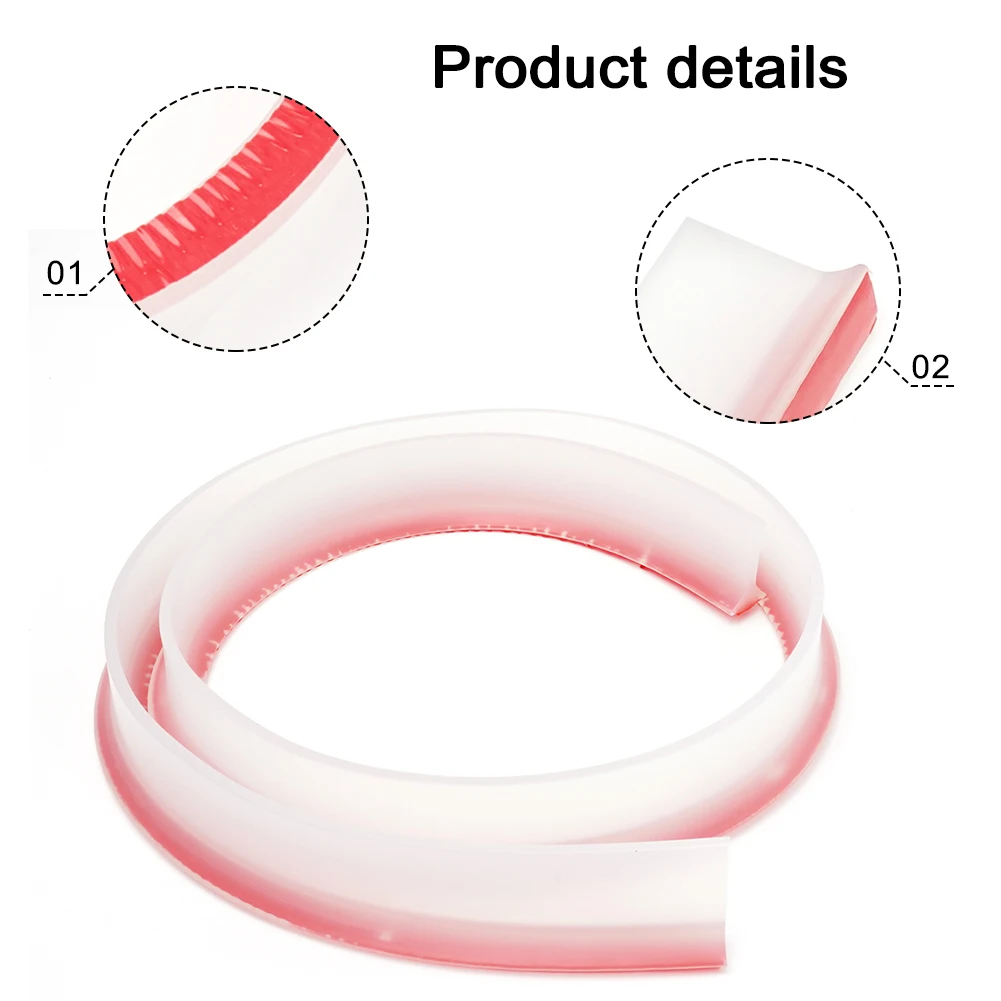 Bathroom Water Stopper Silicone Retaining Sealing Strip 1-3 Meters Kithchen Shower Dam Flood Barrier Dry&Wet Separation Blocker
Bathroom Water Stopper Silicone Retaining Sealing Strip 1-3 Meters Kithchen Shower Dam Flood Barrier Dry&Wet Separation Blocker