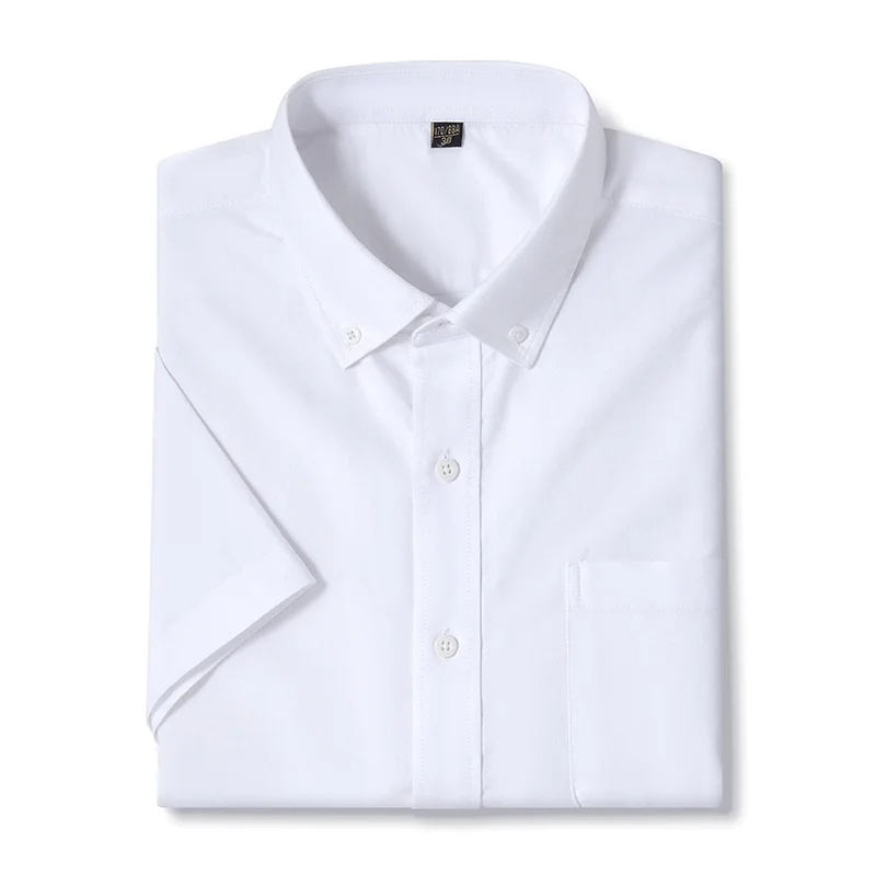 Summer High Quality Cotton Men Shirts Short Sleeve Dress Male Slim Social Business Blouse Solid Color Oxford Shirt
Summer High Quality Cotton Men Shirts Short Sleeve Dress Male Slim Social Business Blouse Solid Color Oxford Shirt