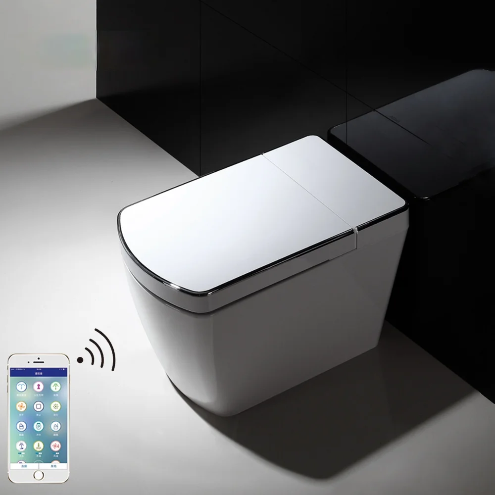 Ceramic luxury modern design bathroom suites wall hung toilet One Piece Closestool wc smart home
Ceramic luxury modern design bathroom suites wall hung toilet One Piece Closestool wc smart home