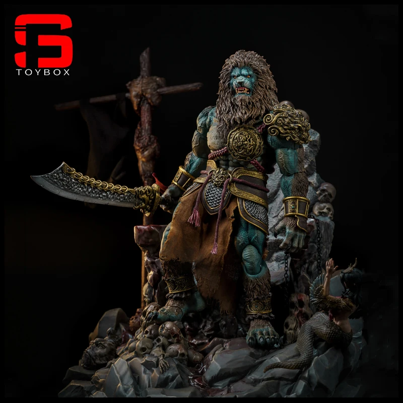 

【2024 Q4】Nottaa YM005 1/12 Lion RidgeCyan Lion Double Head Action Figure Myth Soldier Figurine Model Toy for Collection