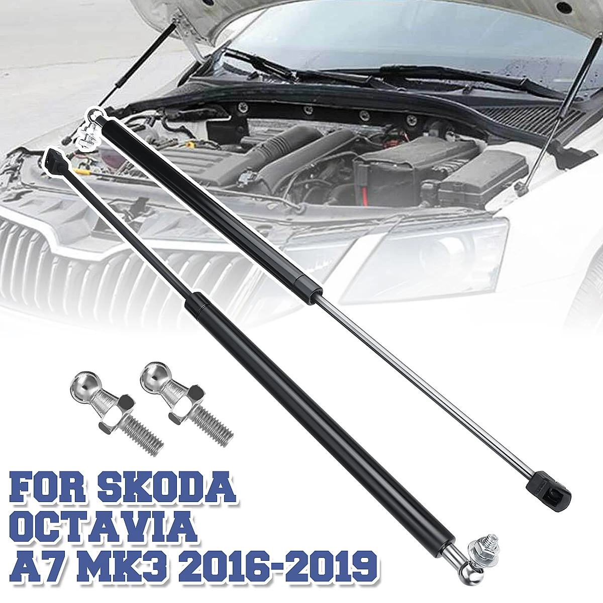 2Pcs Car Front Gas Shock Hood Shock Strut Damper Lift Support For Skoda Octavia A7 MK3 2016 2017 2018 2019
2Pcs Car Front Gas Shock Hood Shock Strut Damper Lift Support For Skoda Octavia A7 MK3 2016 2017 2018 2019
