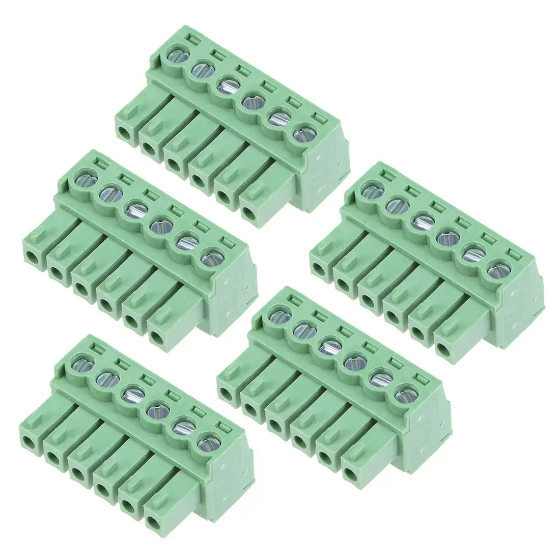 Keszoox 3.81mm Phoenix Connectors 5Pcs AC300V 10A 3.81mm Pitch 6P Flat Angle Needle Seat Insert-in PCB Terminal Block
Keszoox 3.81mm Phoenix Connectors 5Pcs AC300V 10A 3.81mm Pitch 6P Flat Angle Needle Seat Insert-in PCB Terminal Block