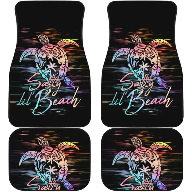 Turtle Car Floor Mats Turtle Salty Lil Beach Customized Car Floor Mats, Universal Fit Auto Floor Mats Set of 4, Fit Most Cars
Turtle Car Floor Mats Turtle Salty Lil Beach Customized Car Floor Mats, Universal Fit Auto Floor Mats Set of 4, Fit Most Cars