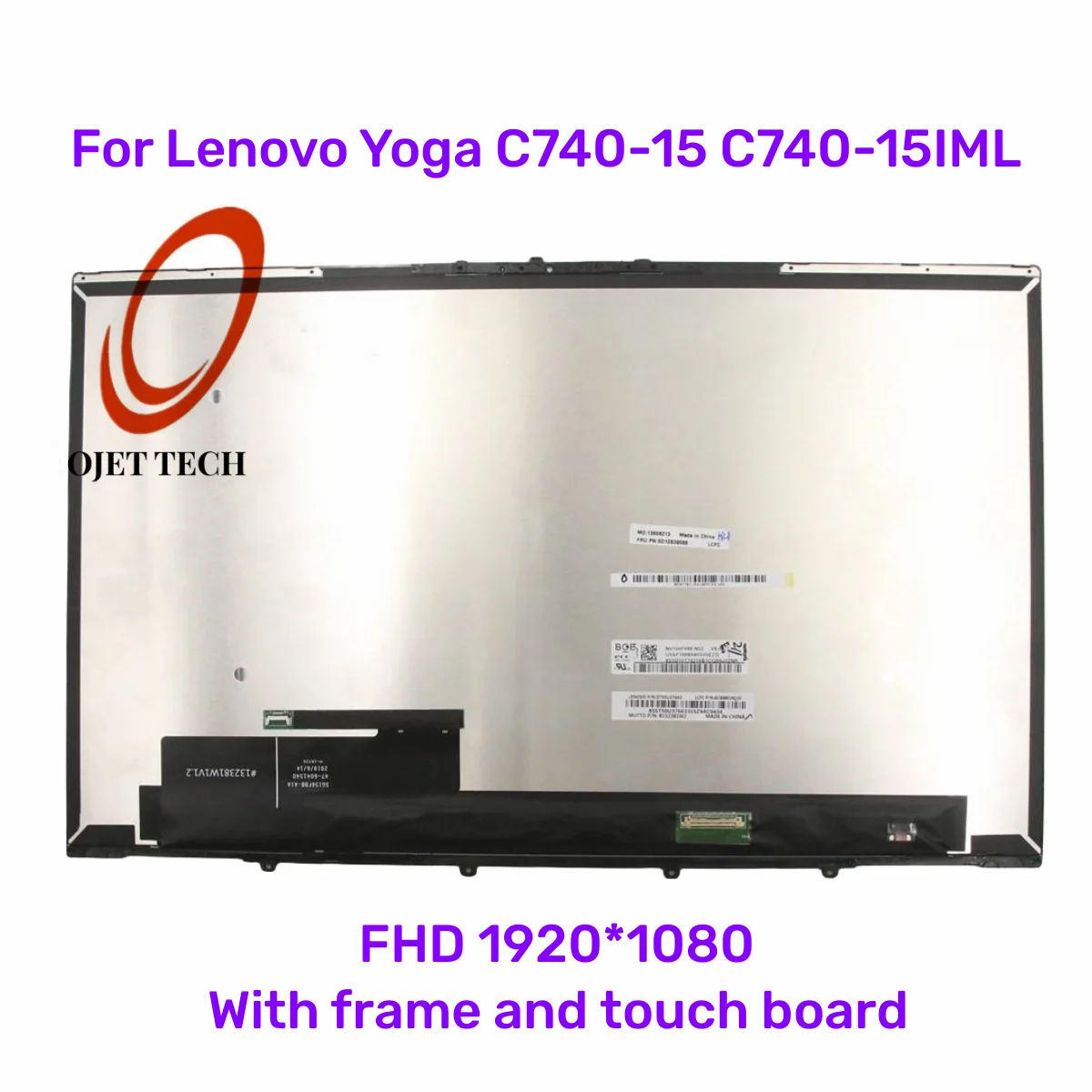 For Lenovo Yoga C740-15 C740-15IML 15.6" FHD 1920*1080 LCD Screen Display LCD Digitizer Assembly 5D10S39585
For Lenovo Yoga C740-15 C740-15IML 15.6" FHD 1920*1080 LCD Screen Display LCD Digitizer Assembly 5D10S39585