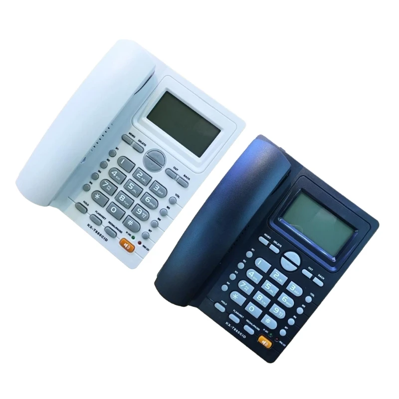 

Landline Telephone KX-T880CID English Corded Phone for Home/Hotel/Office, Fixed Landline Caller Display Energy Saving