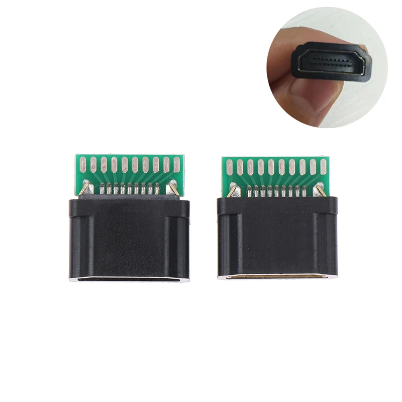 1pc 19PINHDMI Jack/Socket Connector With PCB Board Solder Type With Plastic Shell
1pc 19PINHDMI Jack/Socket Connector With PCB Board Solder Type With Plastic Shell