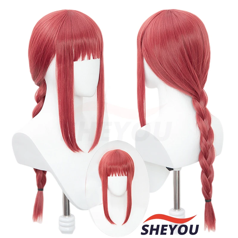 High Quality Anime Cosplay Makima Cosplay Wig Long Pink Braided Synthetic Hair Halloween Party Wigs + Wig Cap
High Quality Anime Cosplay Makima Cosplay Wig Long Pink Braided Synthetic Hair Halloween Party Wigs + Wig Cap