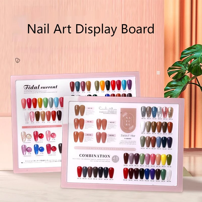 Nail Color Display Chart Acrylic Nail Gel Polish Display Stand Color Showing Shelf False Nail Tips Card Board Manicure Tools
Nail Color Display Chart Acrylic Nail Gel Polish Display Stand Color Showing Shelf False Nail Tips Card Board Manicure Tools