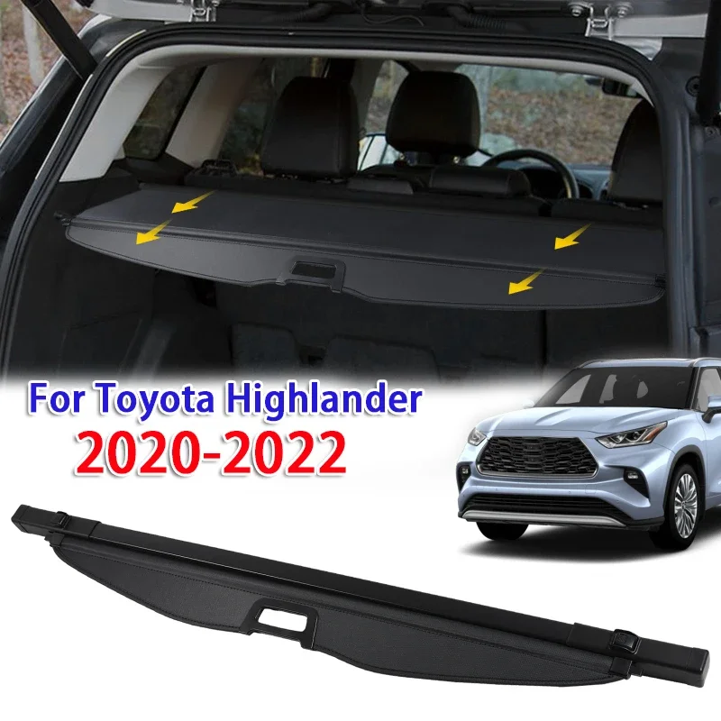 Черный Выдвижной защитный чехол для багажника автомобиля для Toyota Highlander 2020-2022
Черный Выдвижной защитный чехол для багажника автомобиля для Toyota Highlander 2020-2022