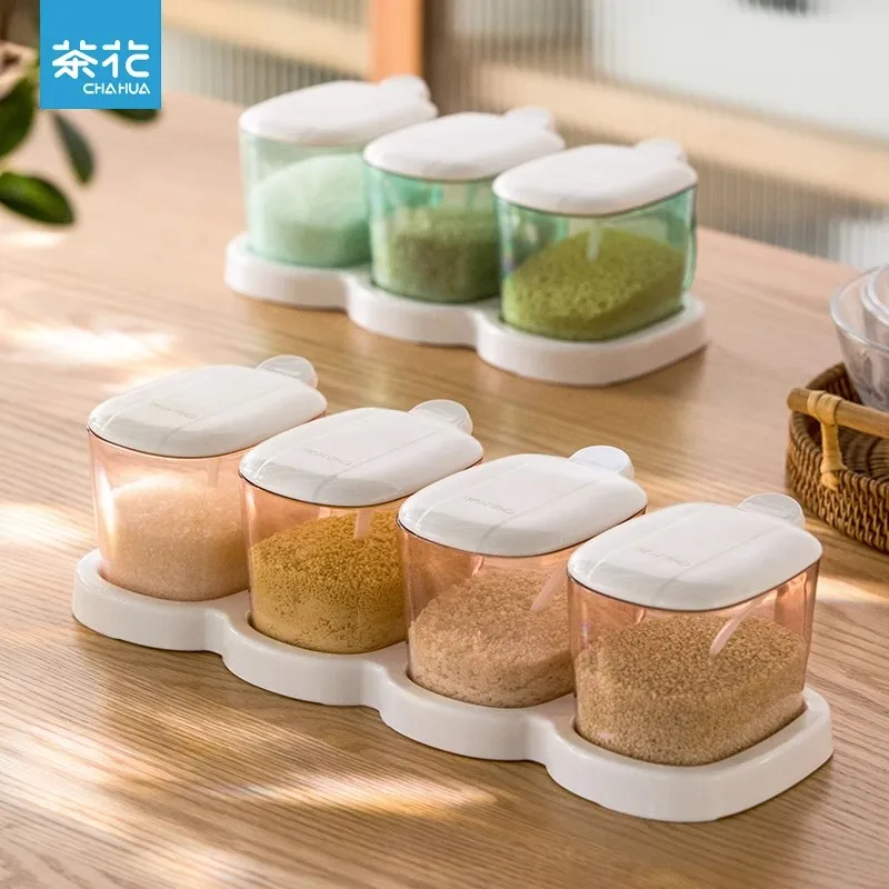 CHAHUA-Seasoning Containers Set for Household Kitchen, Convenient and Stylish Seasoning Box
CHAHUA-Seasoning Containers Set for Household Kitchen, Convenient and Stylish Seasoning Box