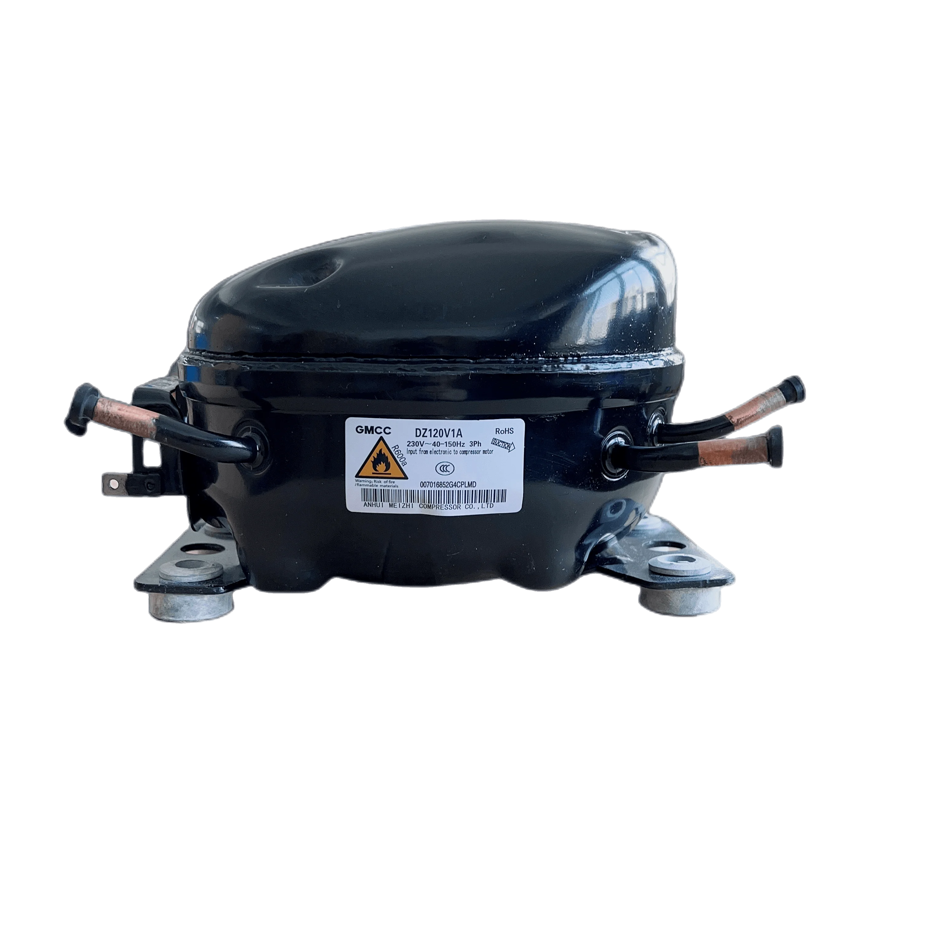 Suitable for Meizhi variable frequency refrigerator compressor DZ120V1A DZ120V1D DZ90V1A DZ90V1D
Suitable for Meizhi variable frequency refrigerator compressor DZ120V1A DZ120V1D DZ90V1A DZ90V1D