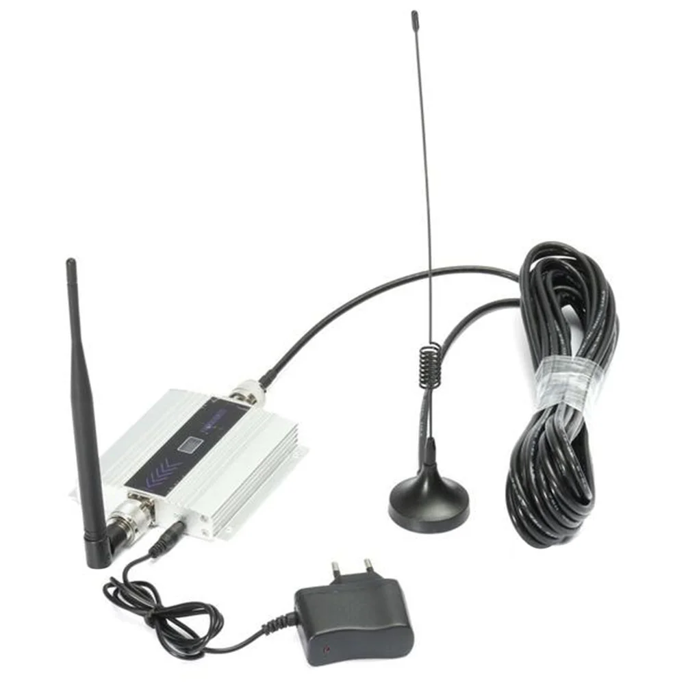 

GSM 900MHz Cell Phone Signal Booster Repeater Mobile Signal Amplifier with Indoor Whip Antenna Kit for Home Office Basement