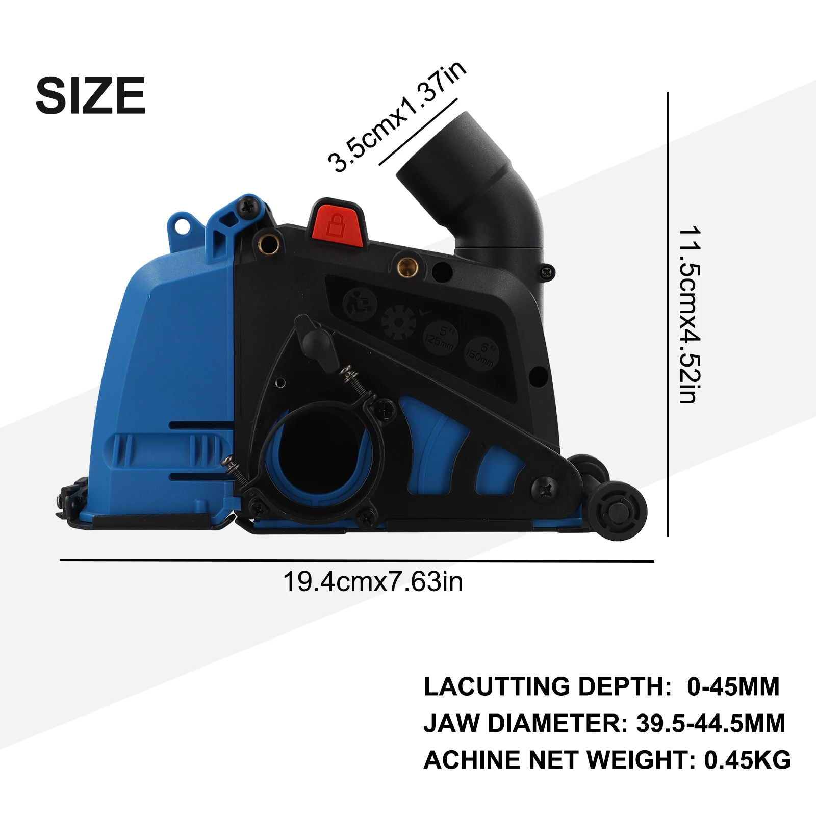 Dust Shroud Vacuum Attachment Concrete Grooving Buckle Design Dust Collection Dust Cover Collector Grinder Dust Cover
Dust Shroud Vacuum Attachment Concrete Grooving Buckle Design Dust Collection Dust Cover Collector Grinder Dust Cover