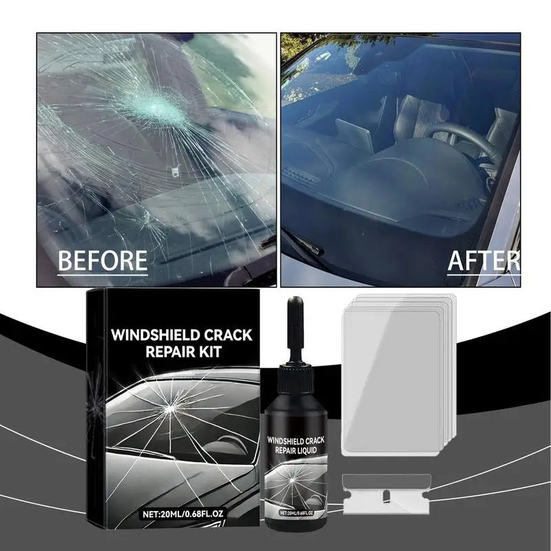 Quickly Repair Cracks Fluid Kit Glass Crack Remover Automotive Front Windshield Nano Repair Fluid Kit For Cracks Scratches
Quickly Repair Cracks Fluid Kit Glass Crack Remover Automotive Front Windshield Nano Repair Fluid Kit For Cracks Scratches