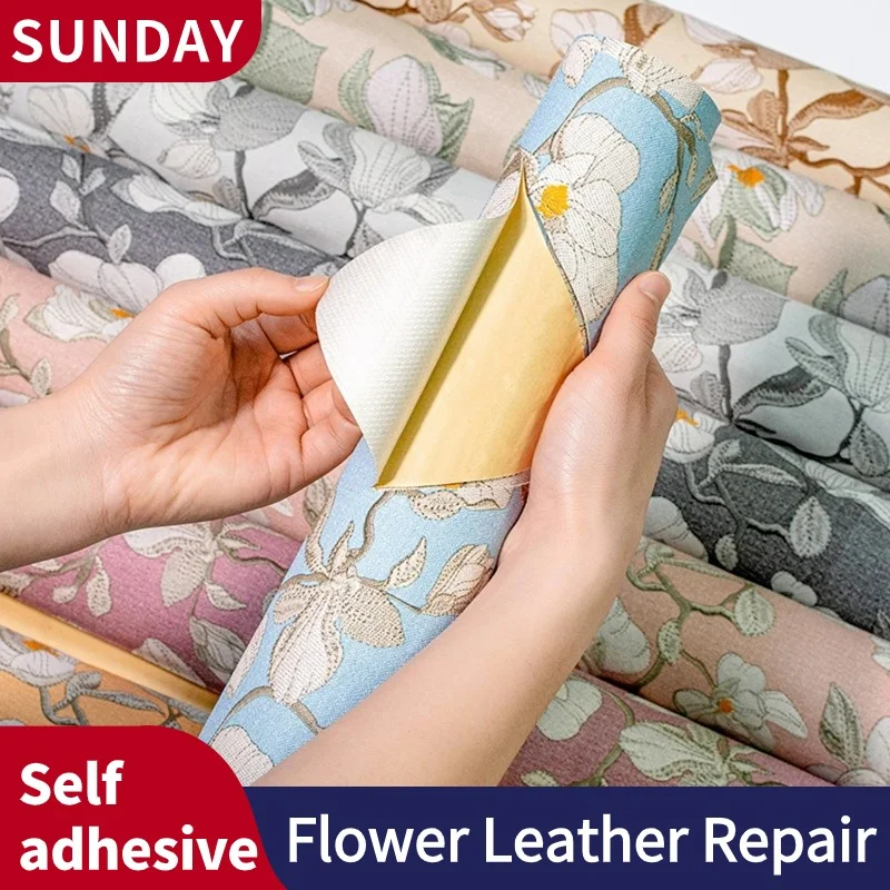Flower Pattern Self-adhesive Leather Repair for Sofa Furniture, Retro Faux Leather Sticker, Printed Textured Leathercraft Patch
Flower Pattern Self-adhesive Leather Repair for Sofa Furniture, Retro Faux Leather Sticker, Printed Textured Leathercraft Patch