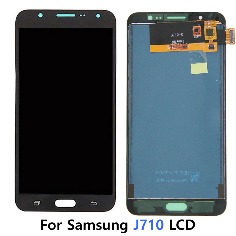 

Tested AMOLED Display For Samsung J7 2016 LCD J710 SM J710F J710FN J710M LCD Display Touch Screen Digitizer Assembly Replacement