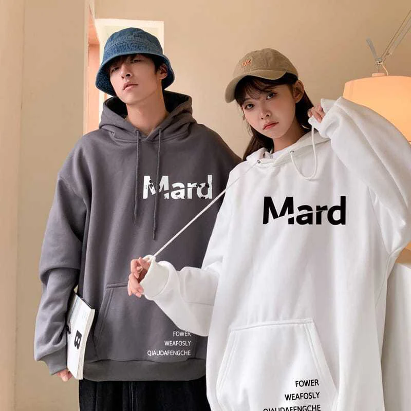 Lovers Hooded Sweater Man Spring Autumn Original 100 Tie-in Autumn Clothes Salt Deep Street High School Students Fashion Tops
Lovers Hooded Sweater Man Spring Autumn Original 100 Tie-in Autumn Clothes Salt Deep Street High School Students Fashion Tops