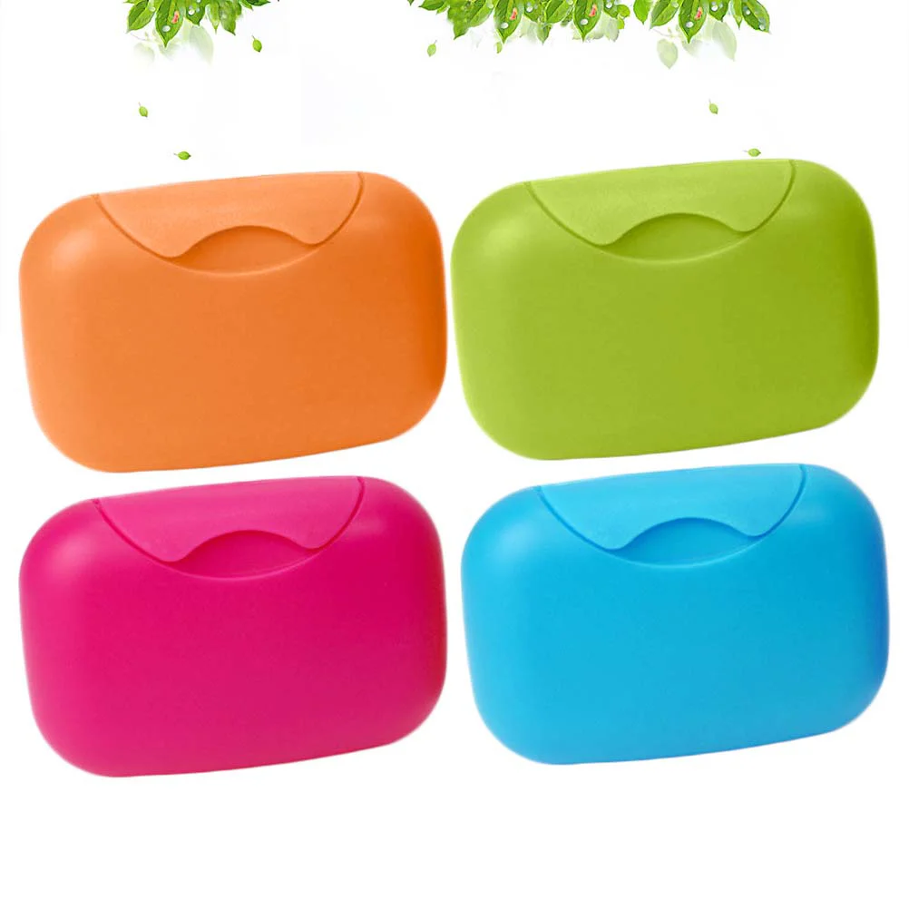 4pcs Creative Portable Soap Dish Box Soap Holder Container Traveling Sealed Soap Case Size L Random Color
4pcs Creative Portable Soap Dish Box Soap Holder Container Traveling Sealed Soap Case Size L Random Color