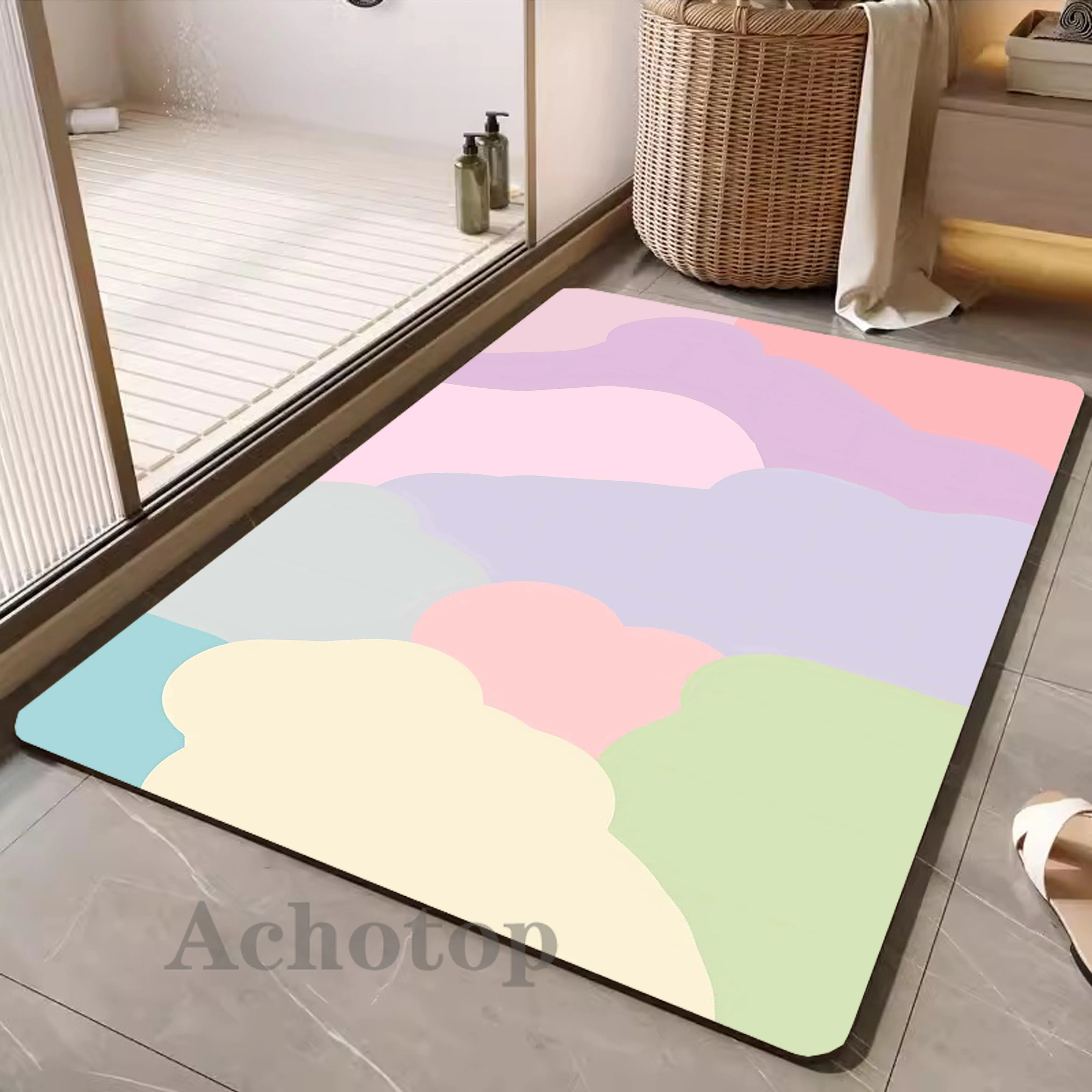 Color Lump Diatom Bathroom Floor Mat Area Rug Living Room Non-slip Entrance Door Mat Sofa Table Area Carpets Bedroom Bedside
Color Lump Diatom Bathroom Floor Mat Area Rug Living Room Non-slip Entrance Door Mat Sofa Table Area Carpets Bedroom Bedside