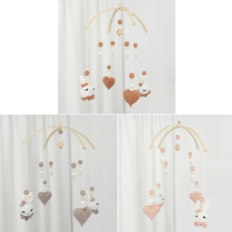 

Wood Mobile For Crib Babys Rattle Toy For Newborns Bed Hangings Toy Babys Toy Crib Toy For Babies Babys Crib Rattle Toy G99C