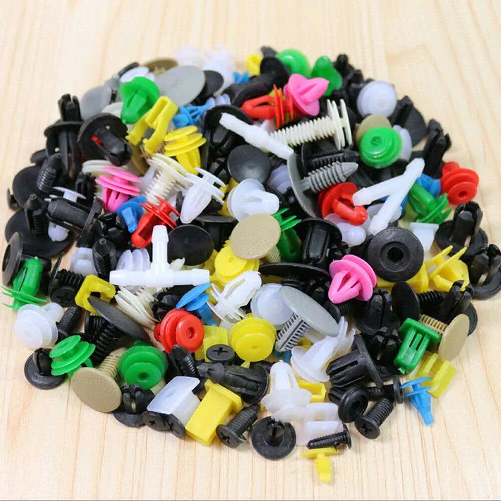 200 Pcs Plastic Car Body Push Pin Rivet Fastener Trim Moulding Screw Driver Retainer Door Panel Fender Liner Plastic Clip Rivet
200 Pcs Plastic Car Body Push Pin Rivet Fastener Trim Moulding Screw Driver Retainer Door Panel Fender Liner Plastic Clip Rivet