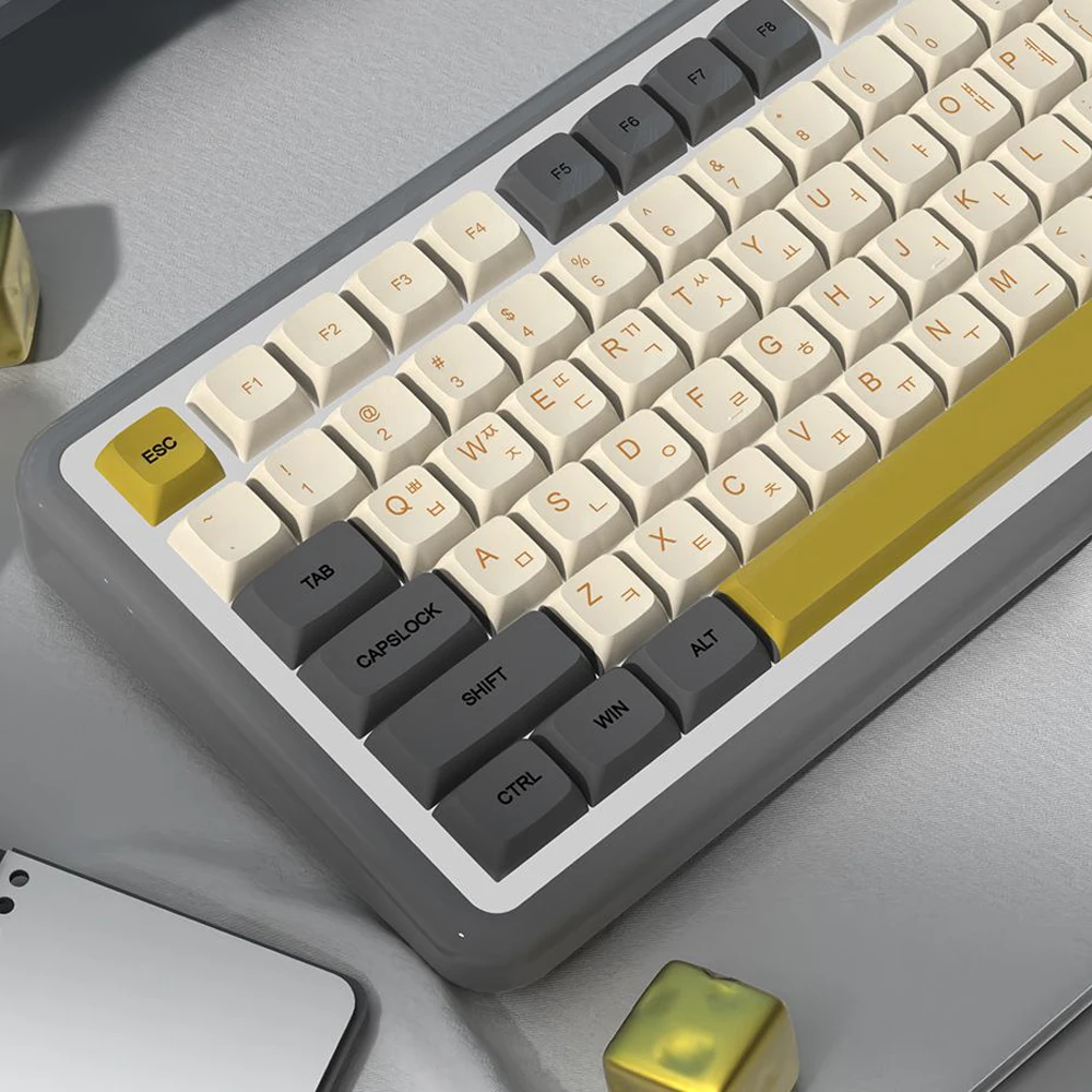 138 Keys PBT Dye Sublimation Keycaps XDA Profile Korean Japanese Russian Glimmer Keycaps for MX Switches Keyboard ISO Layout
138 Keys PBT Dye Sublimation Keycaps XDA Profile Korean Japanese Russian Glimmer Keycaps for MX Switches Keyboard ISO Layout