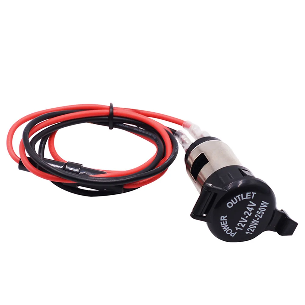 Car Boat Tractor Lighter Socket Plug Black ABS+Metal Material Lightweight and Easy Replacement without Modification
Car Boat Tractor Lighter Socket Plug Black ABS+Metal Material Lightweight and Easy Replacement without Modification