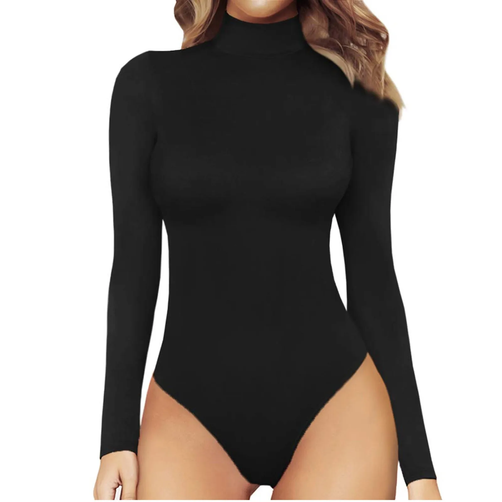 Long Sleeve Turtleneck Slim Bodysuits 2022 New Womens Base Bodysuits Solid Playsuits Female Clothing Sexy & Club Slim Rompers
Long Sleeve Turtleneck Slim Bodysuits 2022 New Womens Base Bodysuits Solid Playsuits Female Clothing Sexy & Club Slim Rompers