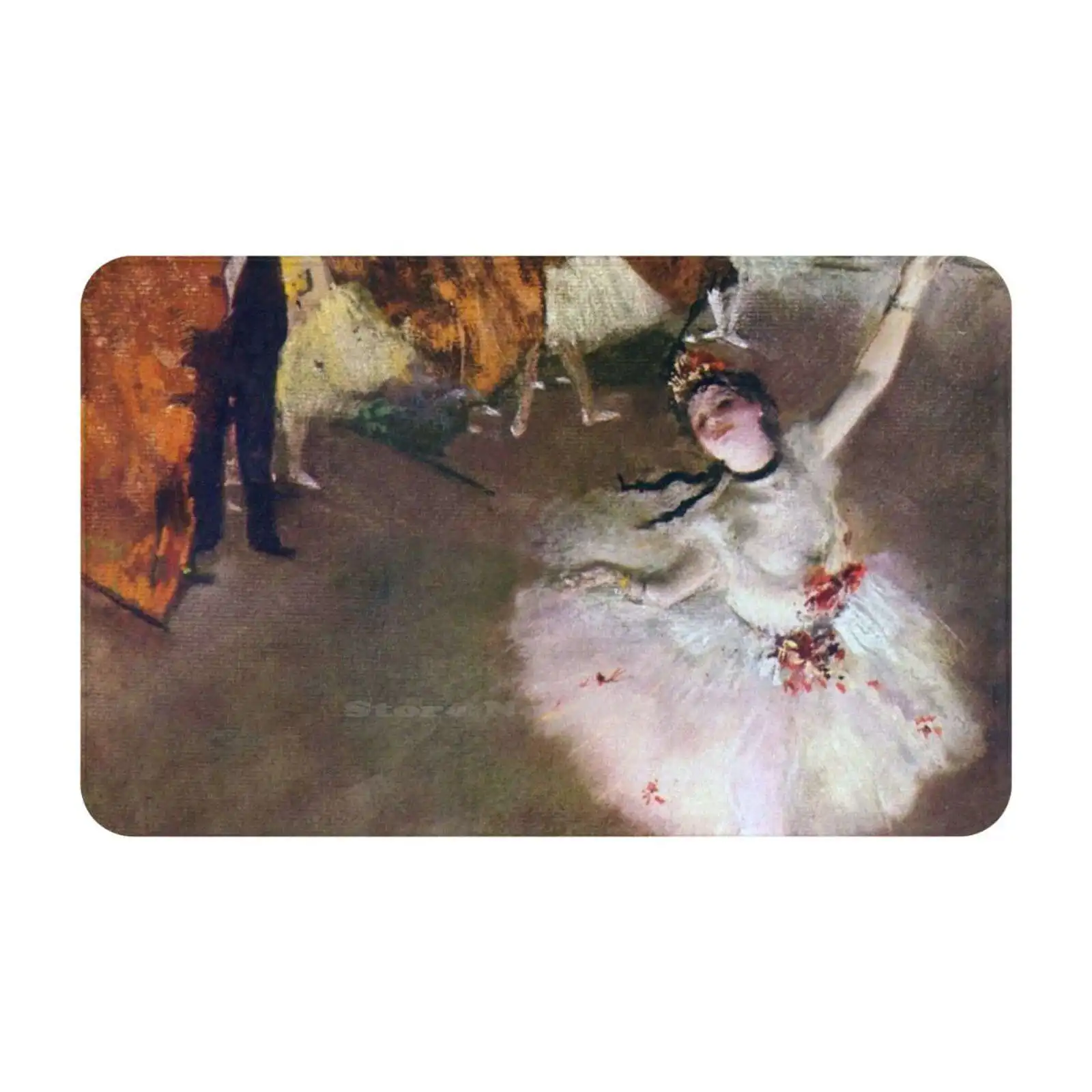 

The Star (альтернативная версия) (1878) Эдгар дегас мягкий дом семья Противоскользящий коврик ковер Эдгар дегас Французский франция