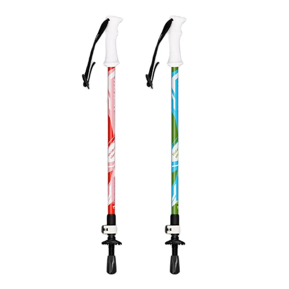 

Детские сверхлегкие палки из углеродного волокна, 3-секционная телескопическая палка для скалолазания, походы, беговые лыжи, Спорт на открытом воздухе