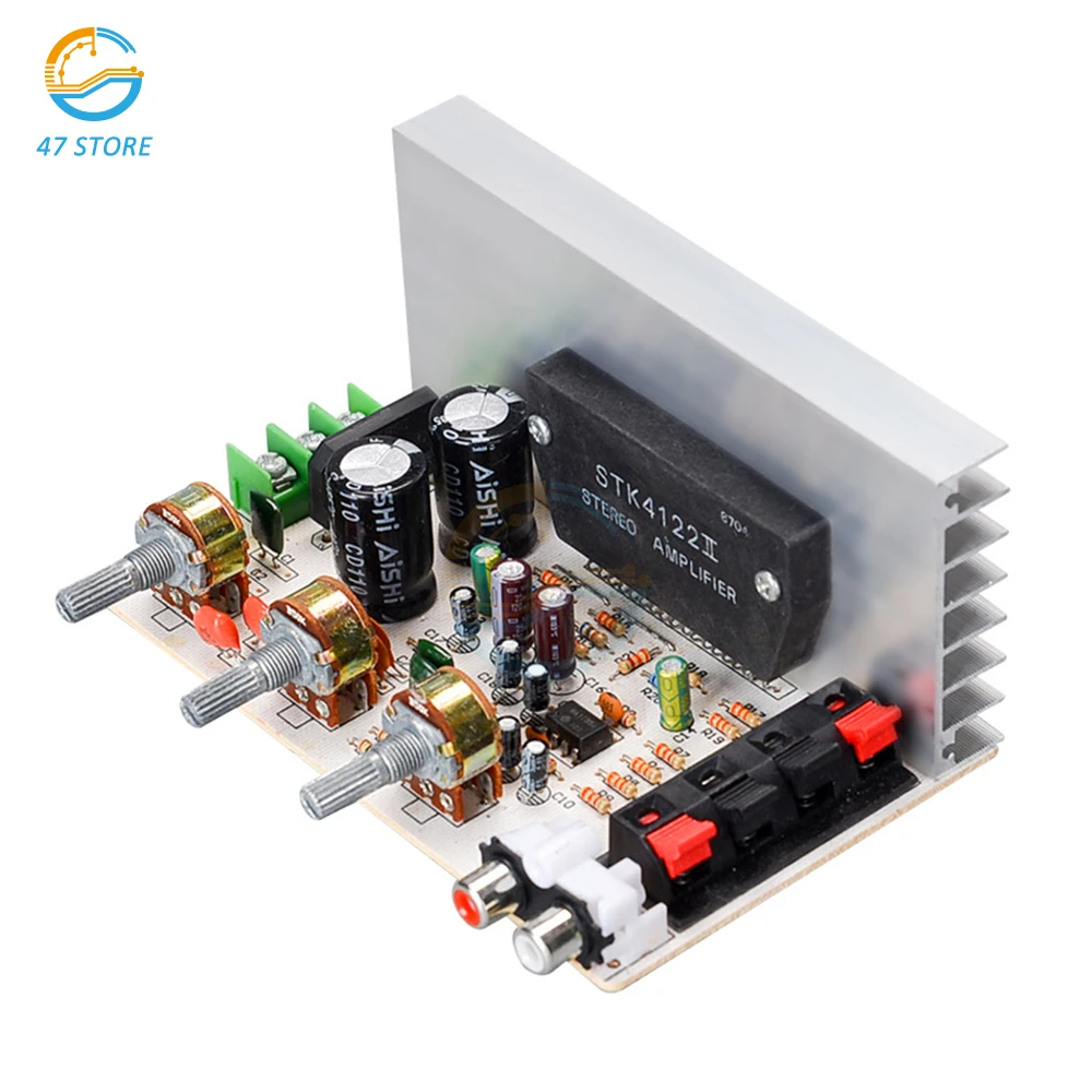 2.0 Channel Subwoofer Amplifier Board 50W+50W Power Amplifier Board High Power Volume Potentiometer Power Amplifier Module
2.0 Channel Subwoofer Amplifier Board 50W+50W Power Amplifier Board High Power Volume Potentiometer Power Amplifier Module