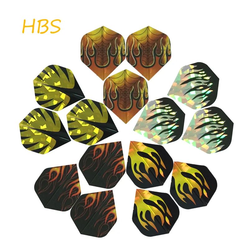 

15PCS Standard Laser Dart Wings Indoor Entertainment Competitive High Quality Dart Accessories Beautiful Flame Series