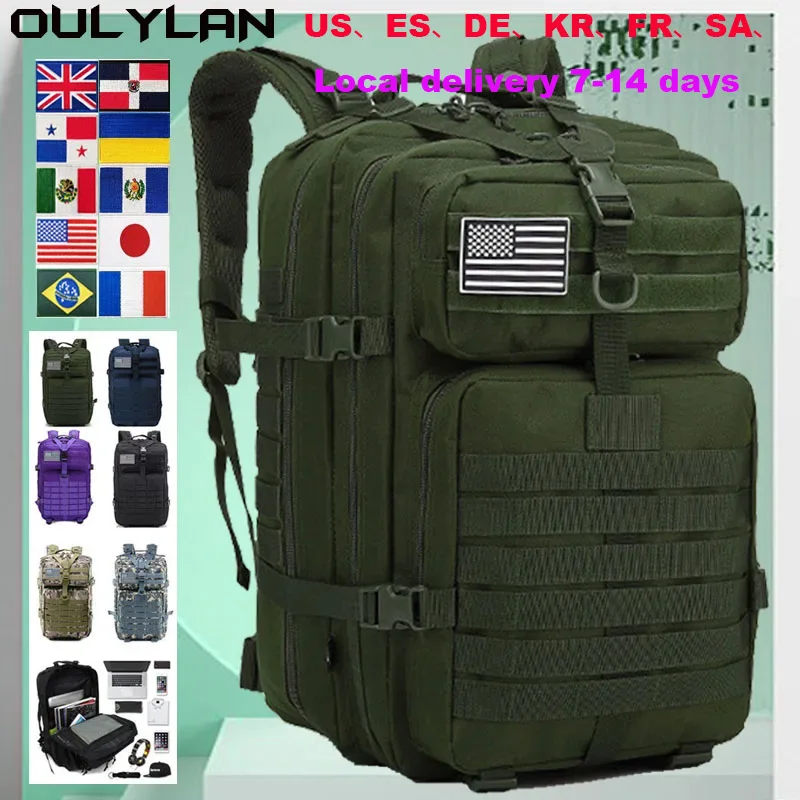 Oulylan Rucksacks 30L/50L 900D Nylon Tactical Backpack Waterproof Trekking Hunting Bag Outdoor Military Tactical Camping Bags
Oulylan Rucksacks 30L/50L 900D Nylon Tactical Backpack Waterproof Trekking Hunting Bag Outdoor Military Tactical Camping Bags