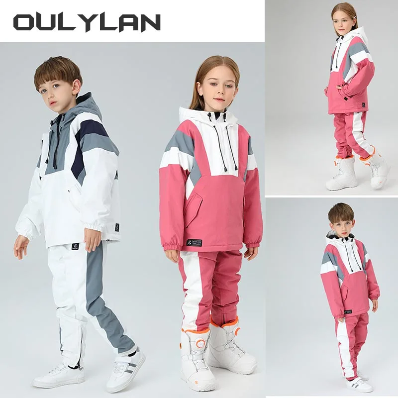 Детский лыжный костюм Oulylan для девочек и мальчиков, утепленный теплый детский лыжный комплект, зимние штаны, ветрозащитная Водонепроницаемая зимняя одежда
Детский лыжный костюм Oulylan для девочек и мальчиков, утепленный теплый детский лыжный комплект, зимние штаны, ветрозащитная Водонепроницаемая зимняя одежда