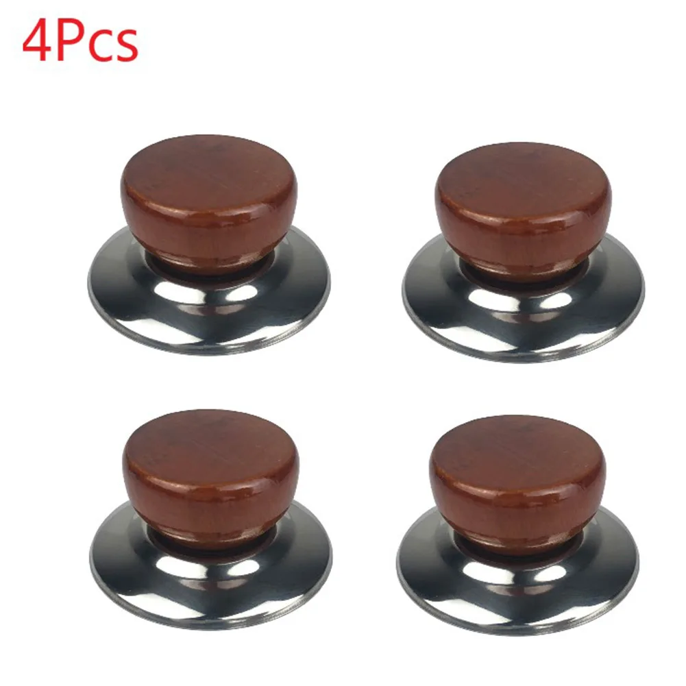 Durable Pot Lid Knob Handle Cookware Cover For Kitchen Frying Pans Kettles Pot Pan Replacement Universal Wood 4Pcs
Durable Pot Lid Knob Handle Cookware Cover For Kitchen Frying Pans Kettles Pot Pan Replacement Universal Wood 4Pcs