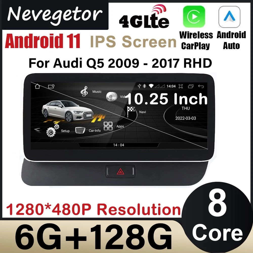 10,25 дюймовый CARPLAY Auto Android 11 для Audi Q5 2009 - 2017 RHD автомобильное стерео радио авто Pantalla мультимедийный плеер GPS навигация
10,25 дюймовый CARPLAY Auto Android 11 для Audi Q5 2009 - 2017 RHD автомобильное стерео радио авто Pantalla мультимедийный плеер GPS навигация