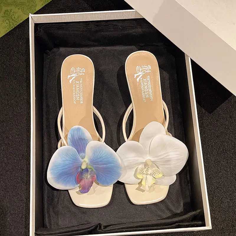 Summer Women's New Fashion Shoes High Heeled Sexy Pumps Flower Sandals Footwear Slingbacks Women Thin Heels Sandals
Summer Women's New Fashion Shoes High Heeled Sexy Pumps Flower Sandals Footwear Slingbacks Women Thin Heels Sandals
