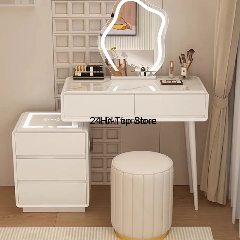 

Стул белый комод стол для спальни косметическое зеркало Светильники минималистичные столы для туалетного столика угловой токадор Mueble мебель LJ50DT