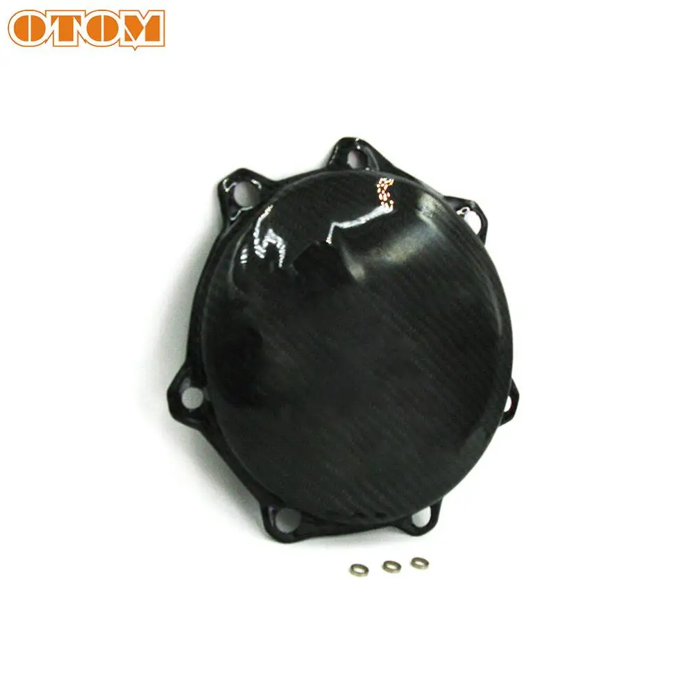 

OTOM Motorcycle Black Clutch Case Cover Guard Protector Dirt Bike Engine Stator Clutch Covers Crankcase For YAMAHA YZ450F WR450F