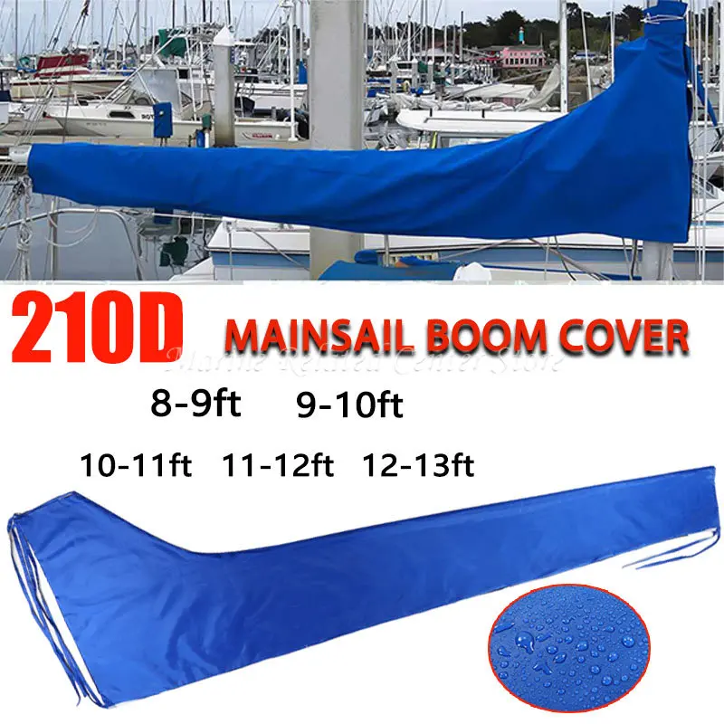 Blue 210D Waterproof Mainsail Boom Cover Boat Cover Anti UV Windproof Sunshade Sail Cover Anti Scratch Dustproof Cover 3m/3.5m
Blue 210D Waterproof Mainsail Boom Cover Boat Cover Anti UV Windproof Sunshade Sail Cover Anti Scratch Dustproof Cover 3m/3.5m