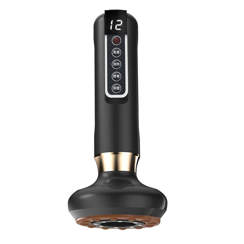 Electric Heating Cupping Machine 12 Gears Gua Sha Massager With Steel Balls Negative Pressure Rechargeable Body
Electric Heating Cupping Machine 12 Gears Gua Sha Massager With Steel Balls Negative Pressure Rechargeable Body