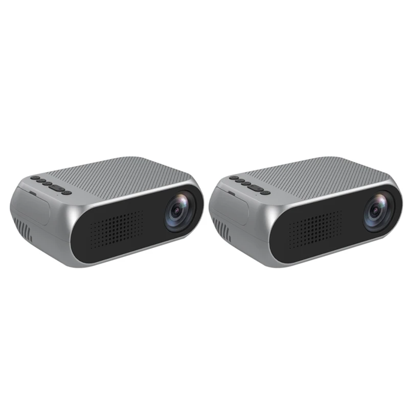 

YG320 HD 1080P -Compatible USB TF AV Mini Projector Home Media HD Video Player
