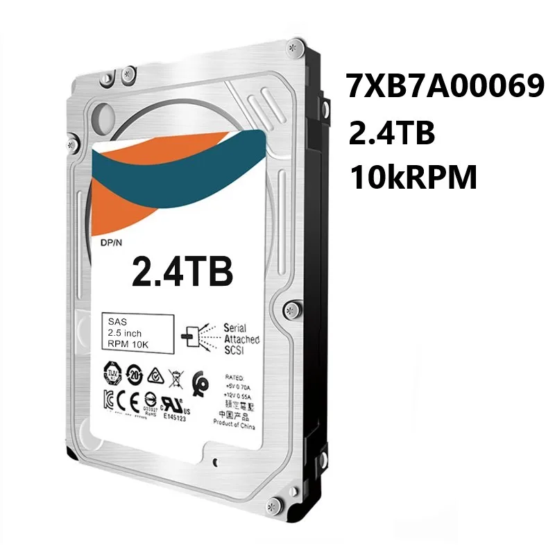 

NEW HDD 7XB7A00069 01GV182 2.5in 2.4TB 10K RPM SAS 12Gb Hot Swap Enterprise Internal Hard Disk Drive For L-e-n-o-v-o-Server