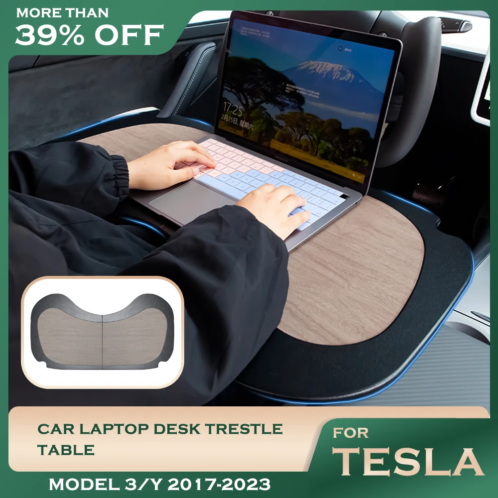 Model Y 2023 Car Laptop Desk Trestle Table For Tesla Model 3 Y 2017-2022 Folding Steering Wheel Tray Worktable Portable Table 
Model Y 2023 Car Laptop Desk Trestle Table For Tesla Model 3 Y 2017-2022 Folding Steering Wheel Tray Worktable Portable Table