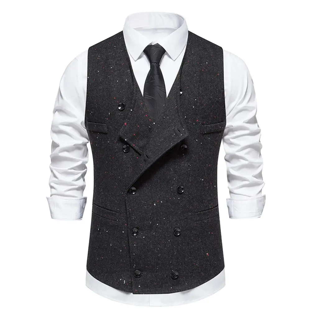 Stylish Double Breasted Lapel Vest for Men Retro Waistcoat Jacket for Casual and Smart Casual Attire Dark Grey
Stylish Double Breasted Lapel Vest for Men Retro Waistcoat Jacket for Casual and Smart Casual Attire Dark Grey