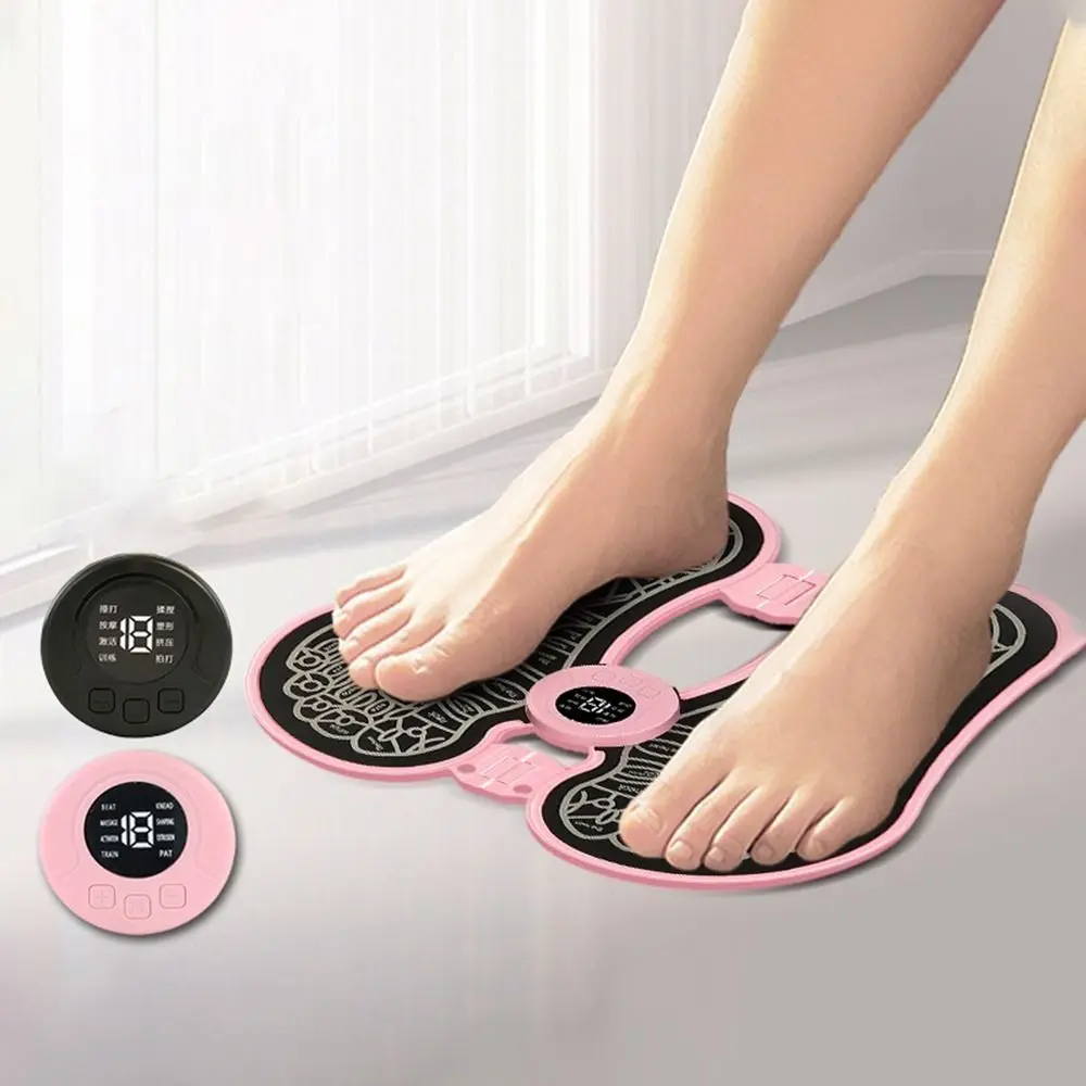 

Brain Power Foot Massager Hot Compress Health Care Massager Pad Power-driven Relaxation Acupoint Foot massage Tools Women