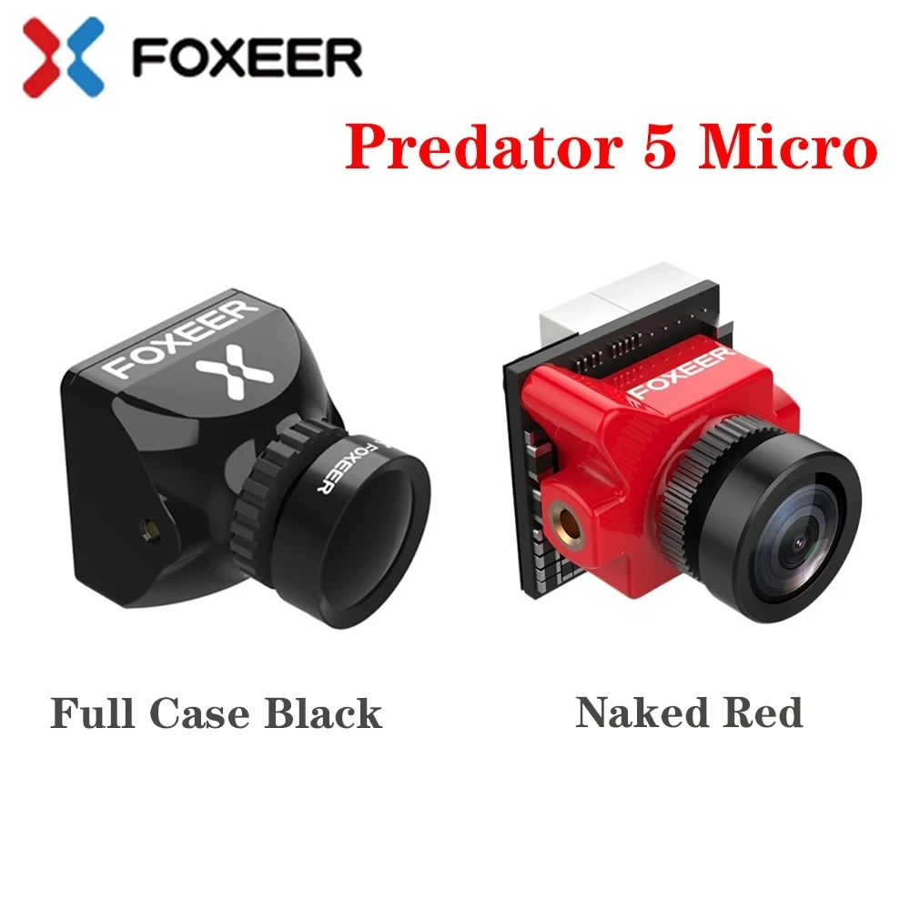 

FOXEER Predator 5 Micro 1000TVL Can Switch NTSC/PAL Shortcut Key Scene Switch FPV Camera for RC Drone