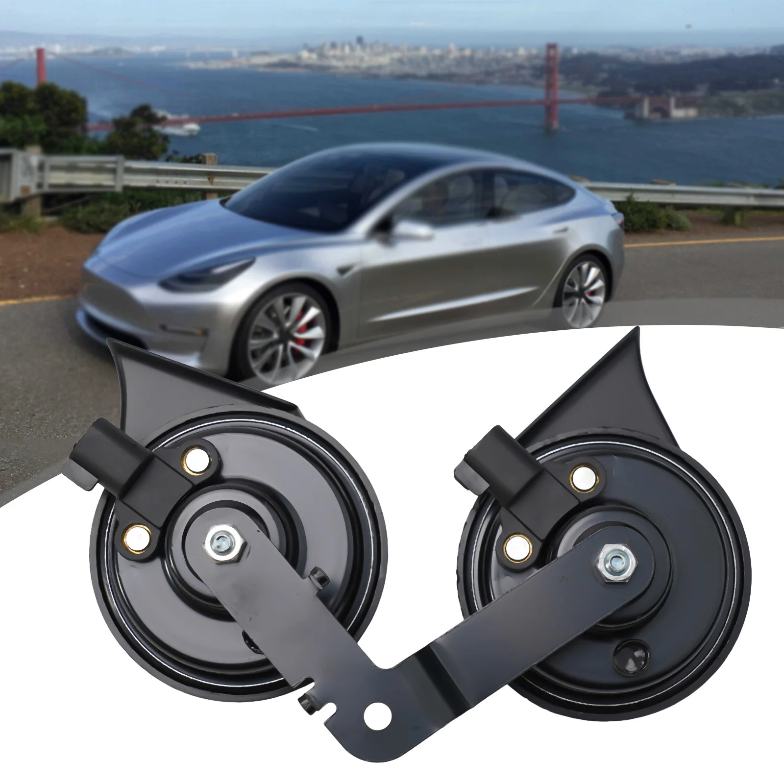 1 Pair Snail Horn Speaker High And Low Frequencies 1109660-00-A Horns Replacement Spare Parts Accessories For Tesla Model 3
1 Pair Snail Horn Speaker High And Low Frequencies 1109660-00-A Horns Replacement Spare Parts Accessories For Tesla Model 3