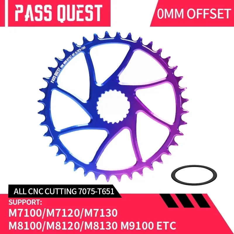 PASS QUEST Bike Chainring 30/32/34/36/38/40T Direct Mount MTB Narrow Wide Bicycle Chainwheel for M7100 M8100 M9100 12S Crankset
PASS QUEST Bike Chainring 30/32/34/36/38/40T Direct Mount MTB Narrow Wide Bicycle Chainwheel for M7100 M8100 M9100 12S Crankset